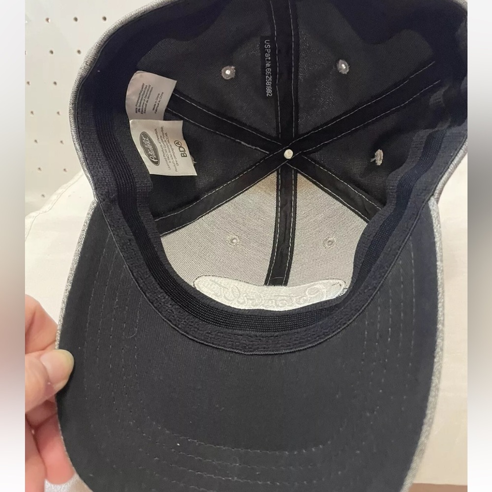 Peterbilt Gray Hat Chambray Fitted Trucker Cap New 24.00 - Picture 5 of 5